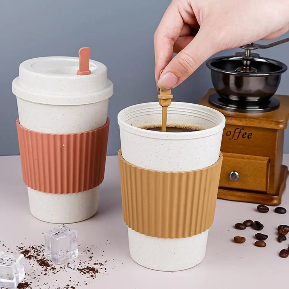 Große BPA-freie Weizen-Warmhalte-Tasse
