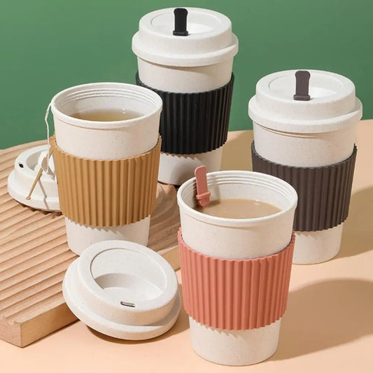 Große BPA-freie Weizen-Warmhalte-Tasse