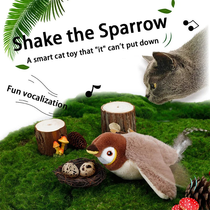 Fliegender Spatz Katzenspielzeug