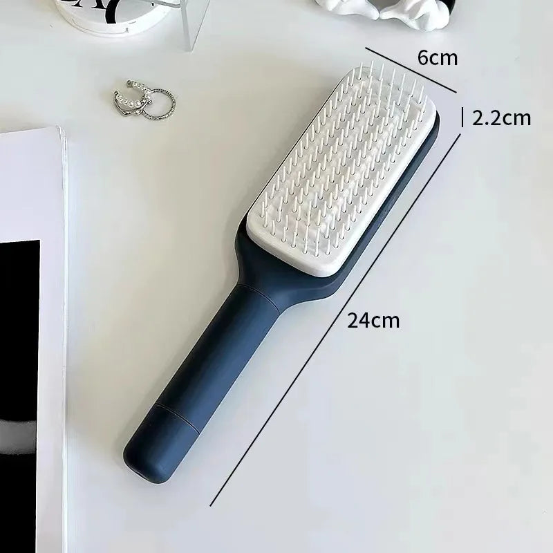Selbstreinigende Massage Haarbürste